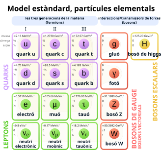 Model estandard de partícules