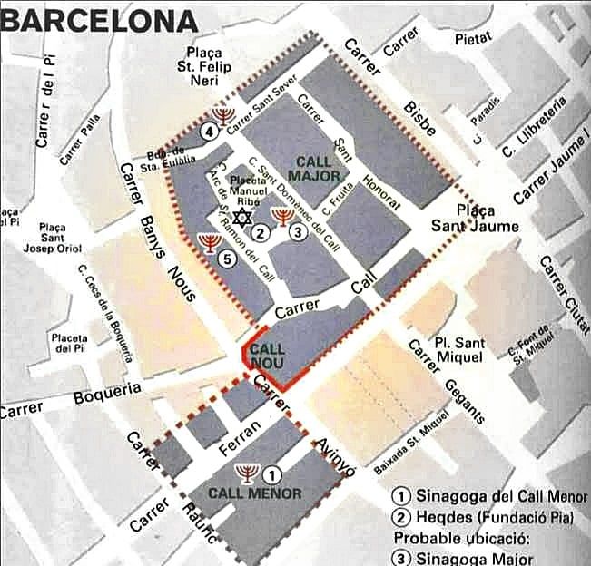 Planol del Call de Barcelona