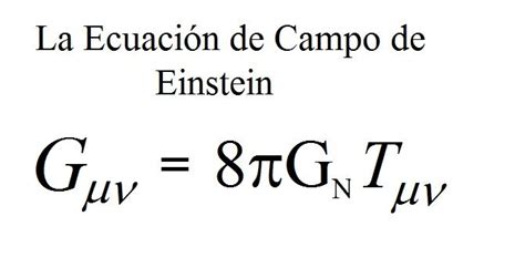 Equació de camp d'Einstein